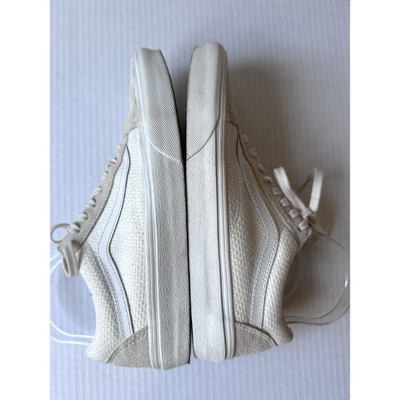 Size 7.5 - VANS Men’s Old Skool Casual Sneakers Textile/Suede Cream - Picture 10 of 16